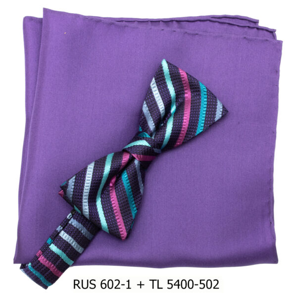 Lila-raidallinen rusetti - Image 2