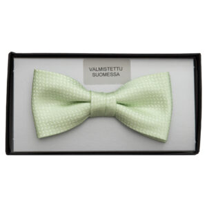 Kuvioitu vaaleanvihreä rusetti