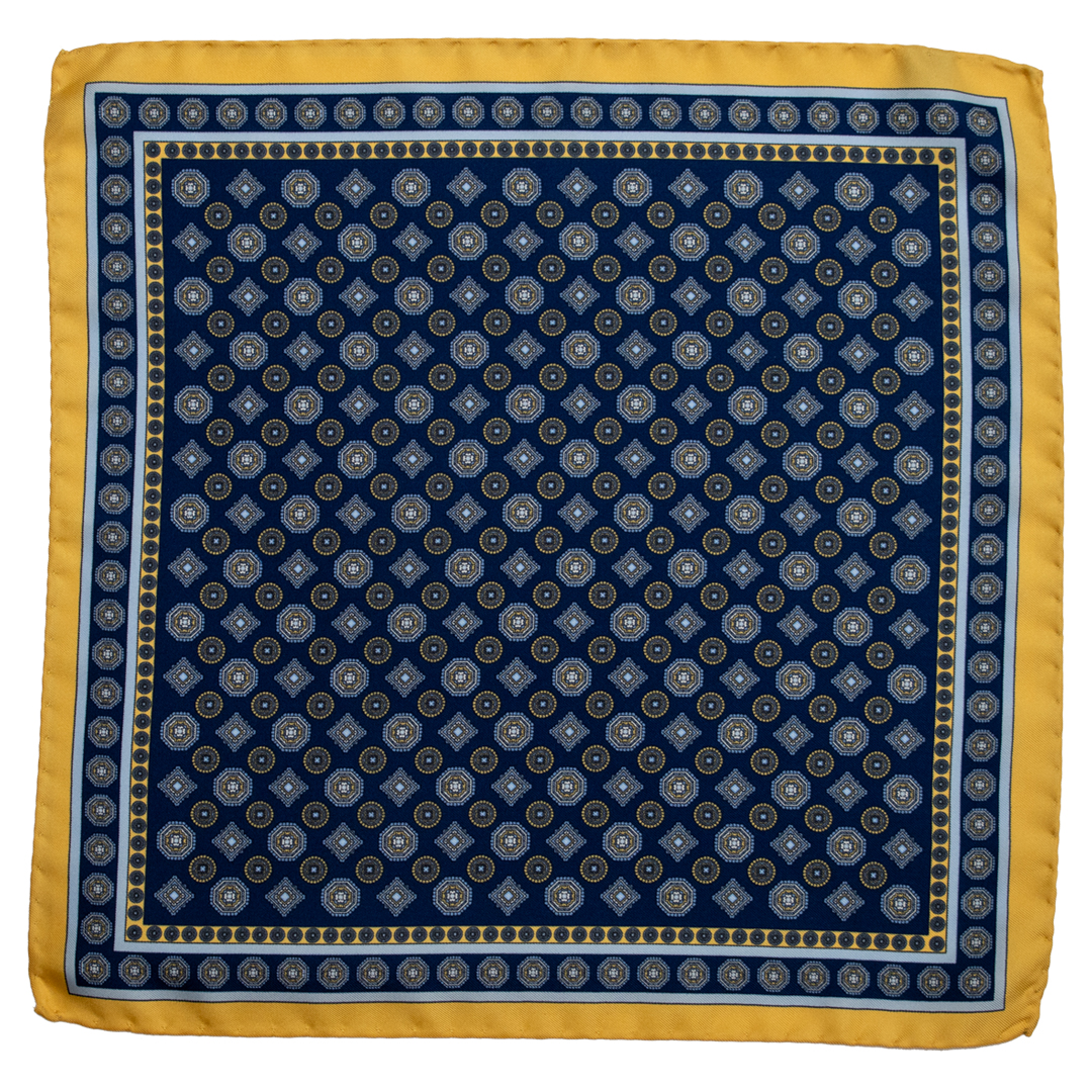 Sininen silkkitaskuliina - Image 2