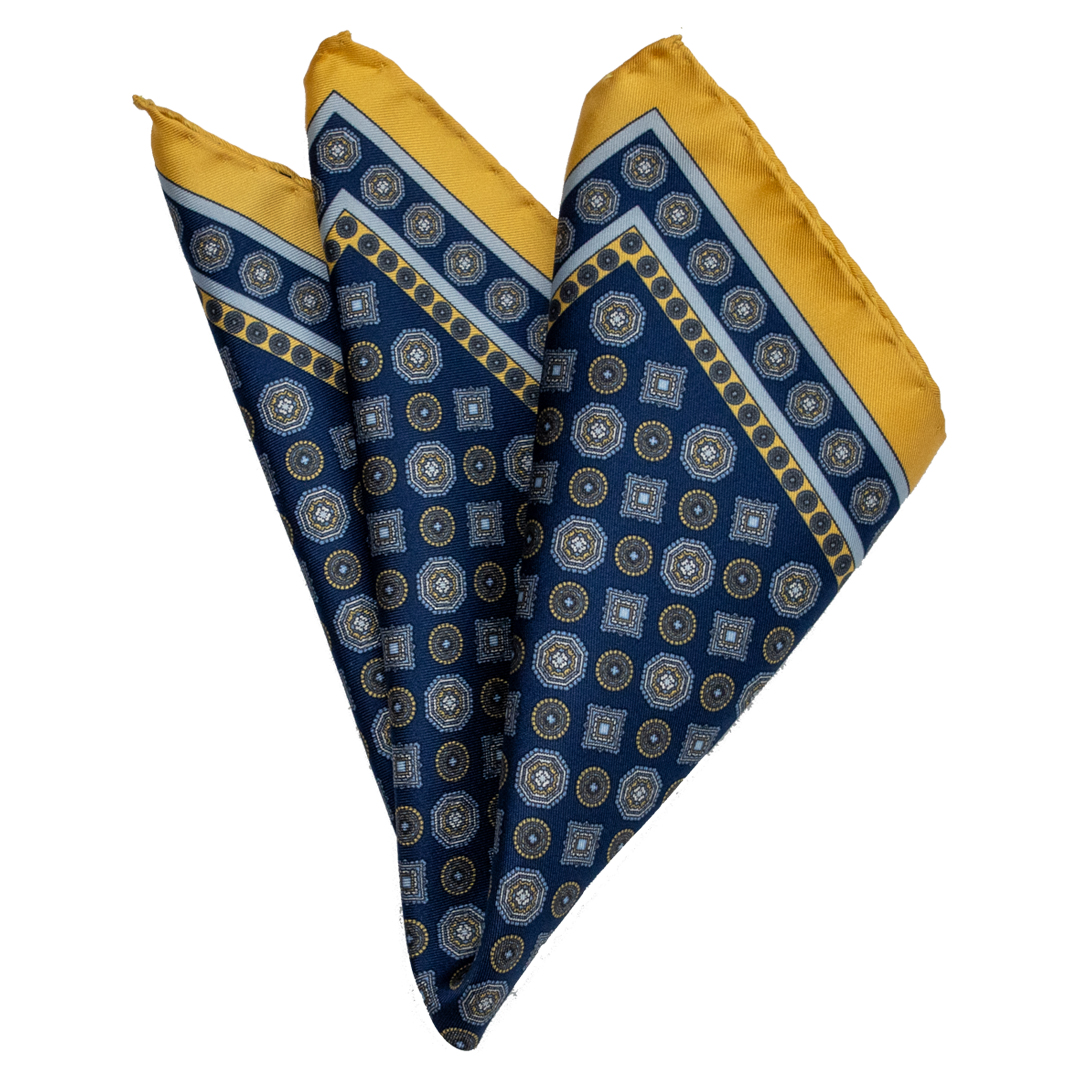 Sininen silkkitaskuliina